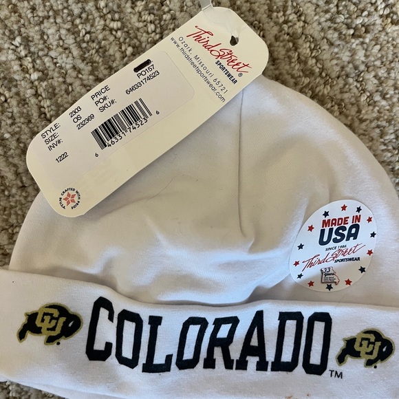 Colorado Buffaloes Baby Onesie and Hat - Picture 2 of 2